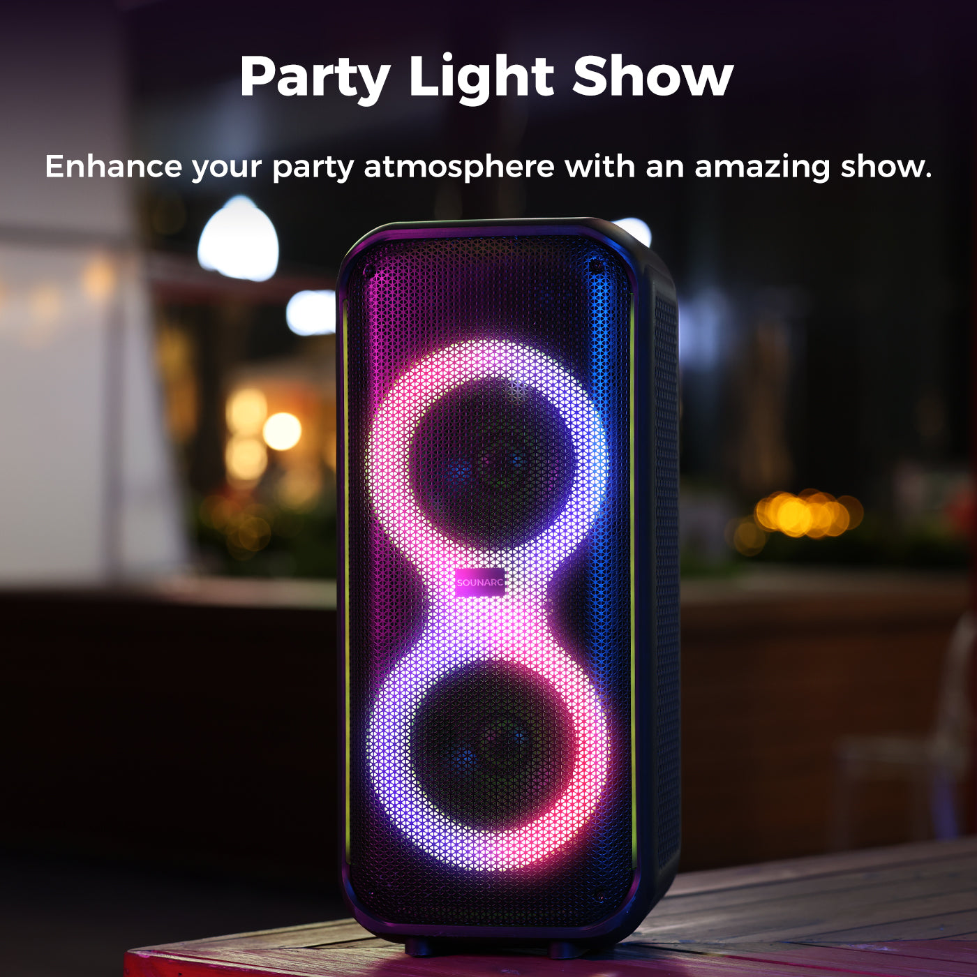 SOUNARC L2 Karaoke Party Speaker